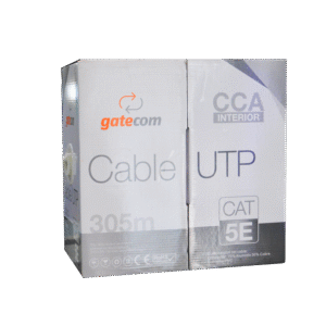 CABLE UTP INTERIOR CAT 5E CCA GATECOM 305M
